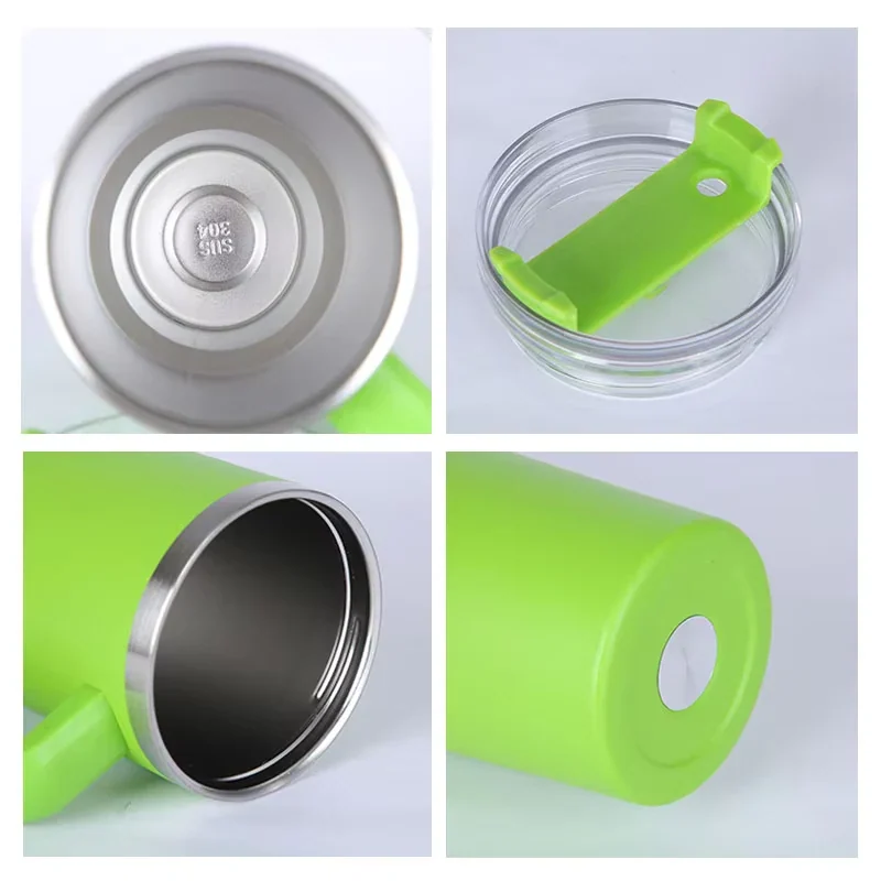 Primer plano de una tapa y de la abertura de una botella promocional.